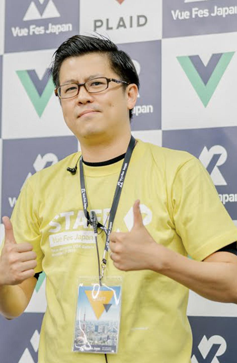 Yoshiya Oki at Vue Fes Japan 2018.